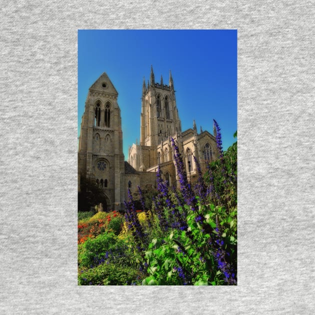 Bryn Athyn Cathedral And Garden by JimDeFazioPhotography